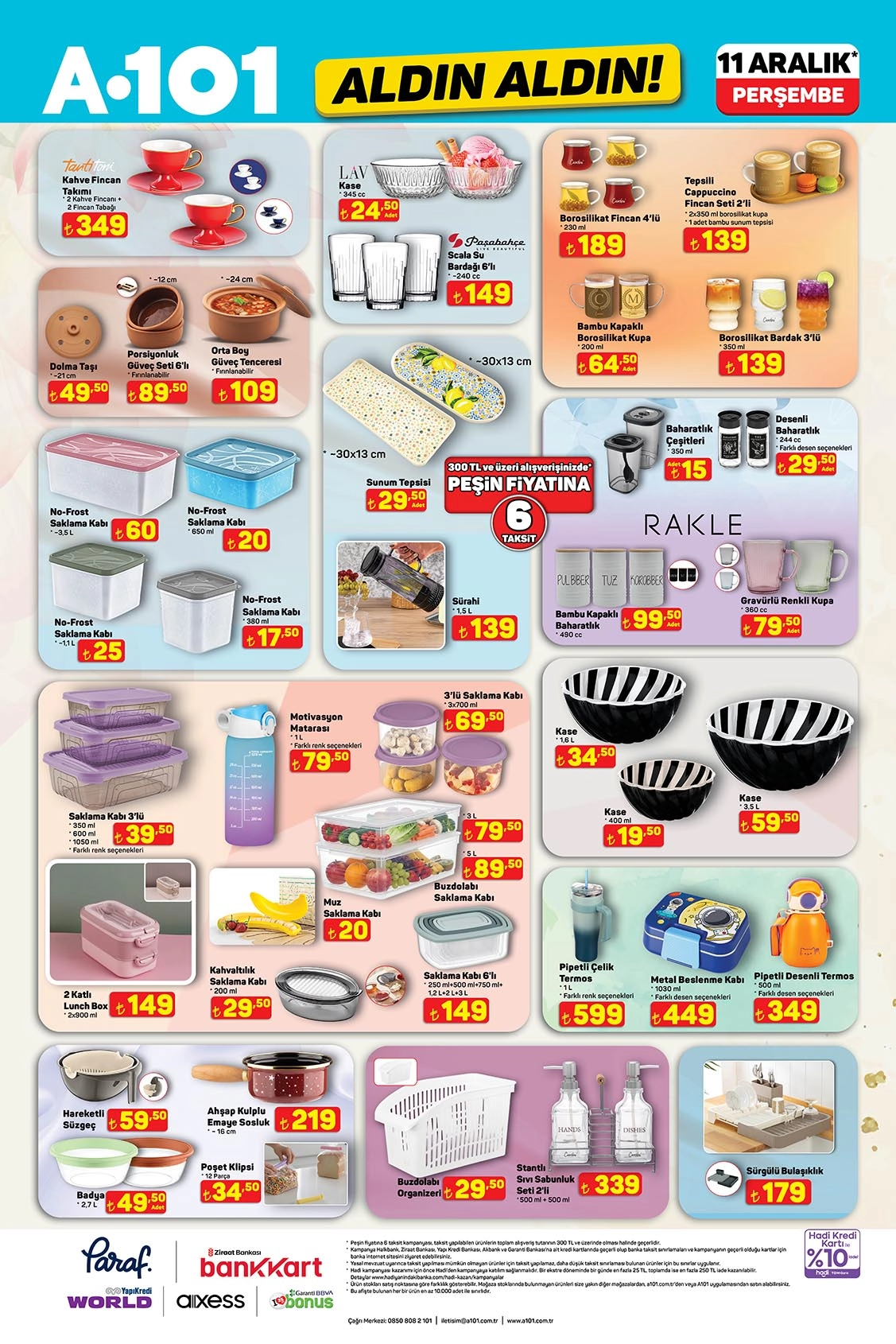 a101 11 aralik 2025 aktuel katalog mutfak