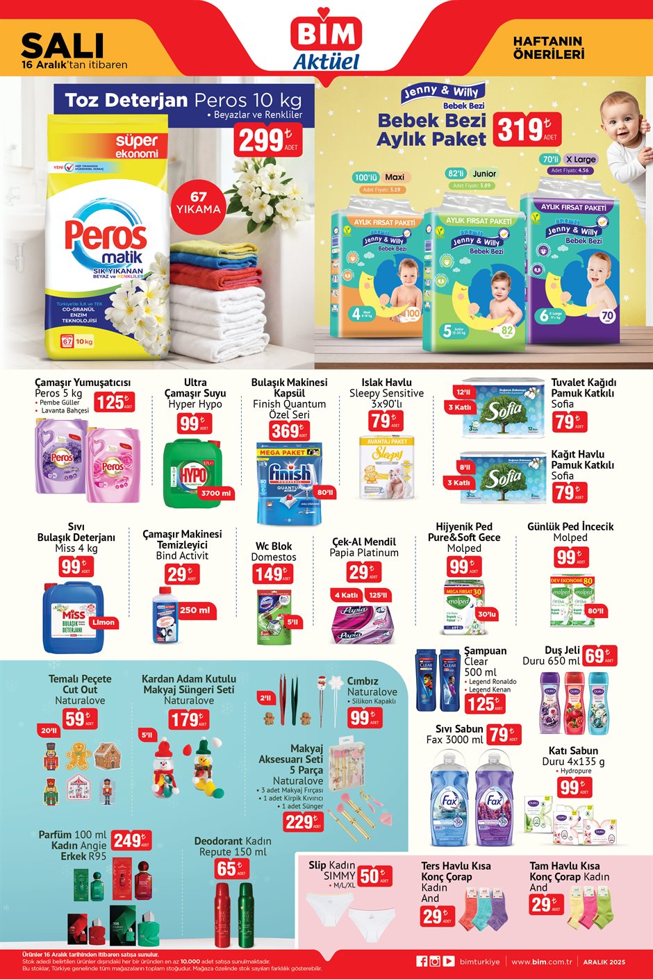 İM 16 Aralık 2025 aktüel katalog temizlik ürünleri