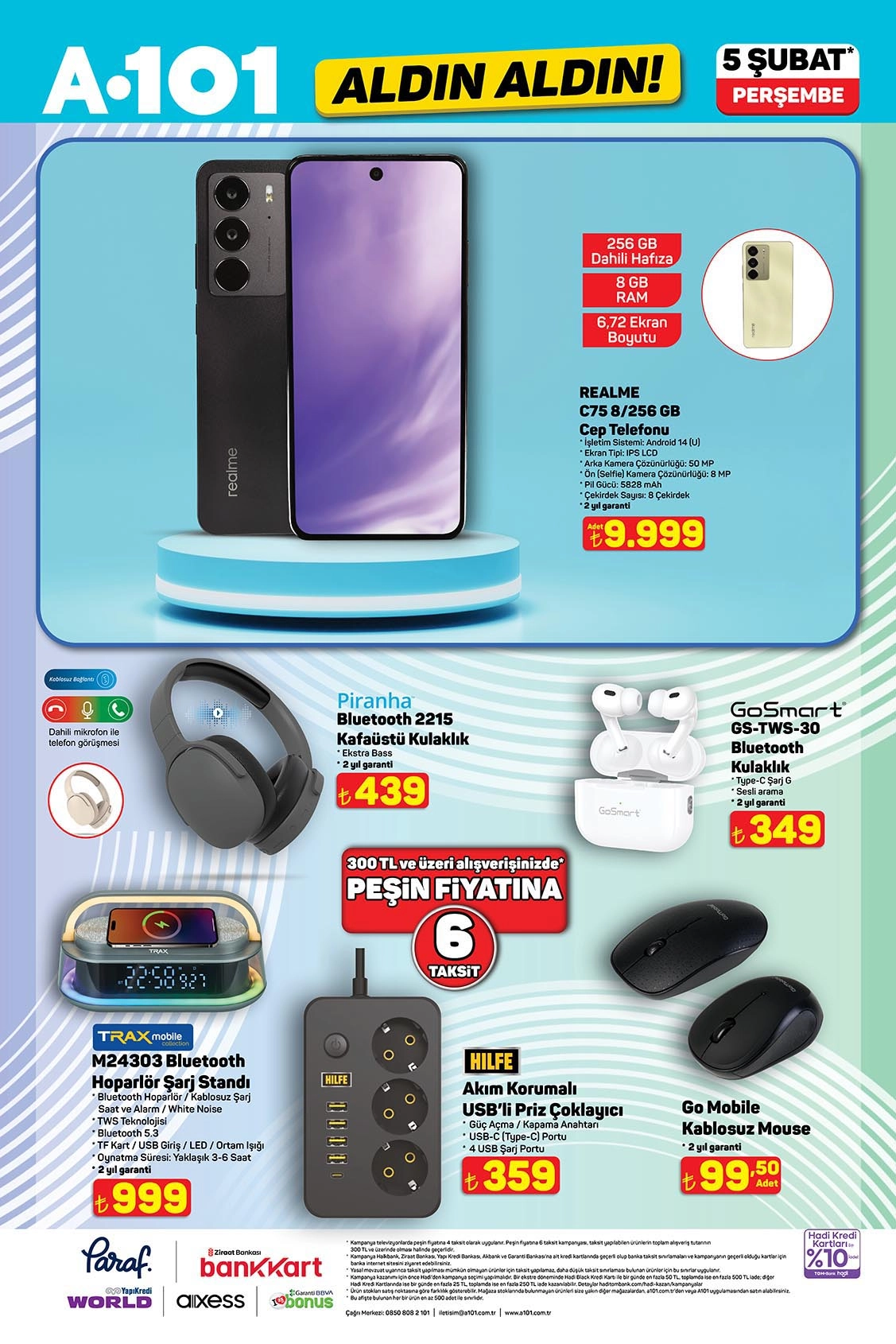 A101 katalog cep telefonu ve teknoloji ürünleri