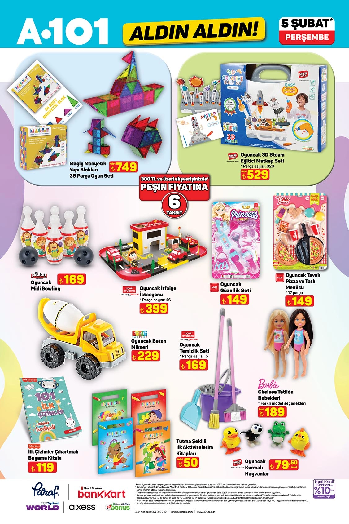 A101 aktüel katalog oyuncak ve çocuk ürünleri