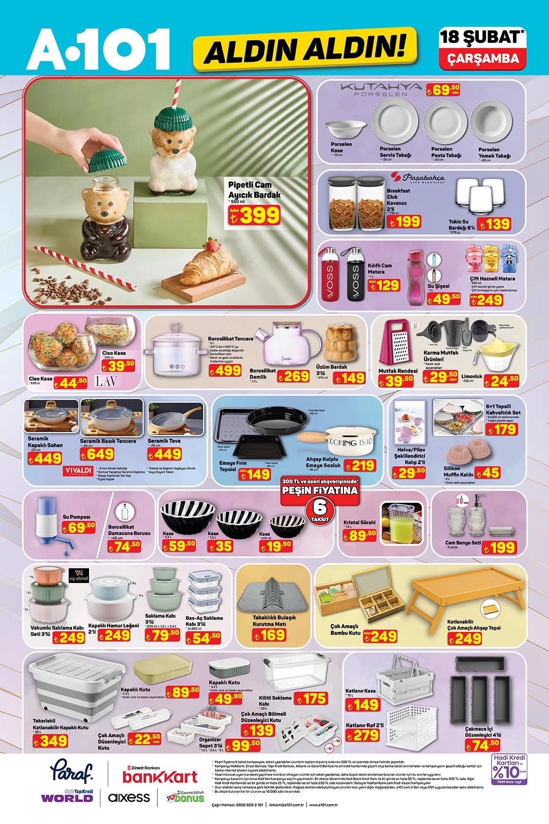 A101 mutfak ürünleri indirimleri