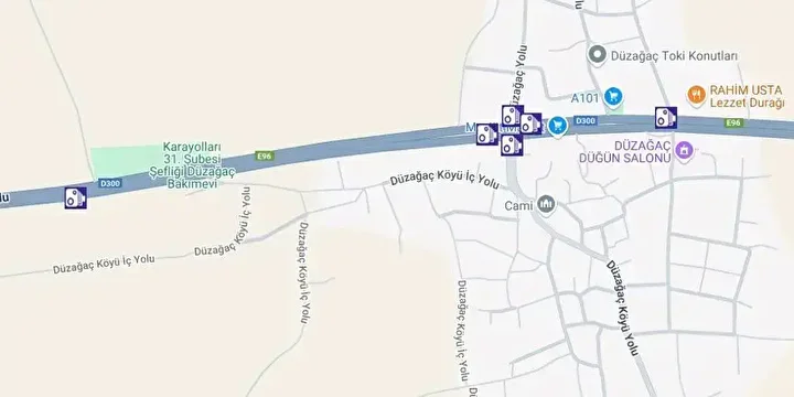 Düzağaç - Afyonkarahisar - Uşak Yolu