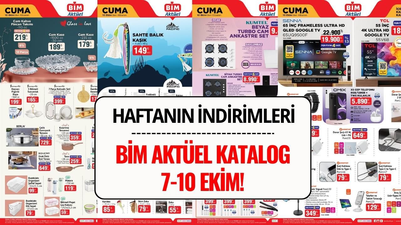 BİM 7-10 Ekim 2025 Aktüel Ürünler Kataloğu: Bu Hafta Hangi Ürünler İndirimde?