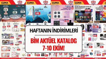 BİM 7-10 Ekim 2025 Aktüel Ürünler Kataloğu: Bu Hafta Hangi Ürünler İndirimde?