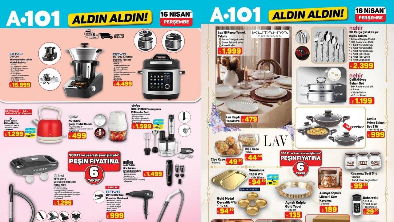 A101'e Akıllı Düdüklü Tencere Geliyor (16 Nisan 2026)