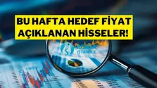 40 Hisse İçin Hedef Fiyat Açıklandı: ASTOR, HEKTS, SISE, ENKAI ve DOAS Listede