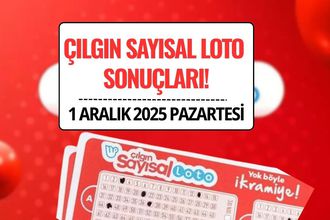 1 Aralık 2025 Sayısal Loto Sonuçları: Çılgın Sayısal Loto Kazanan Numaraları