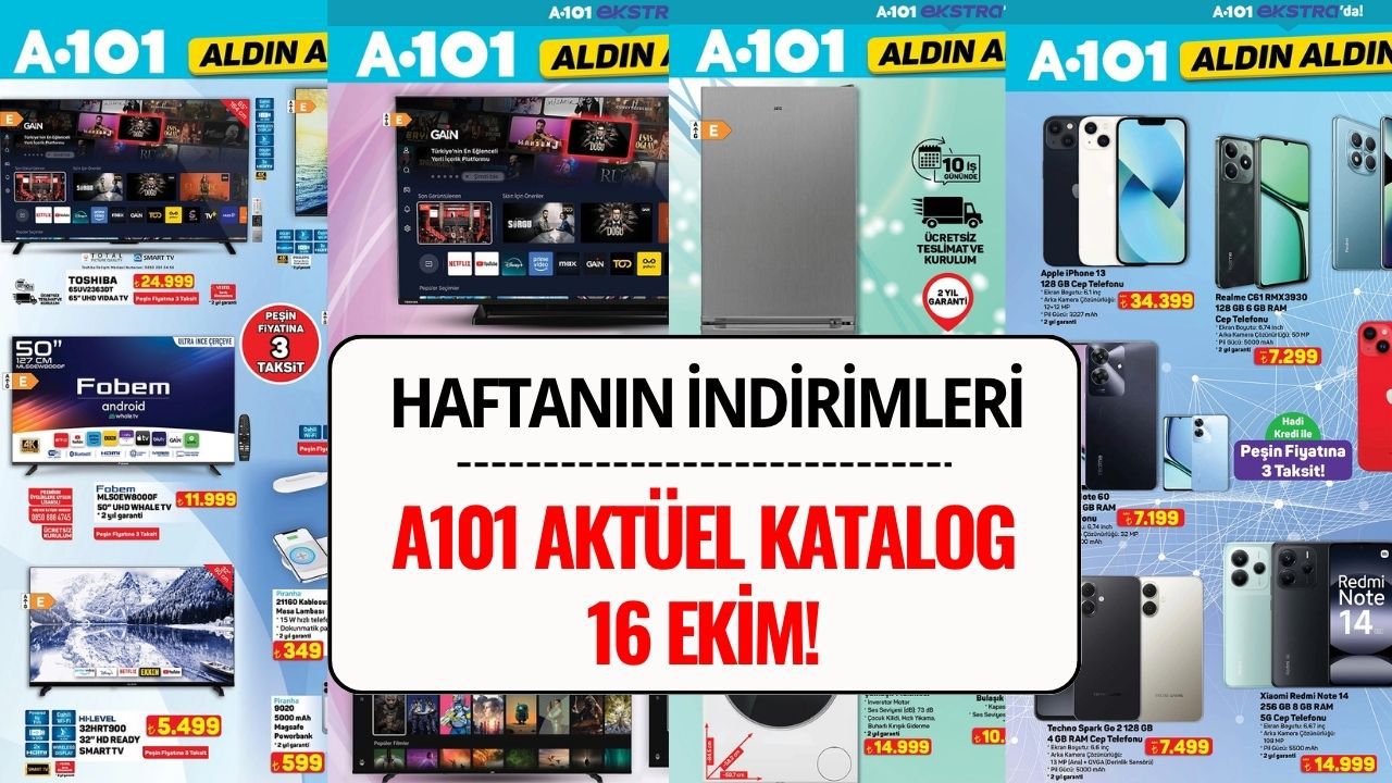 A101 Aktüel 16 Ekim 2025 Kataloğu: İndirimli Ürünler ve Fiyat Listesi
