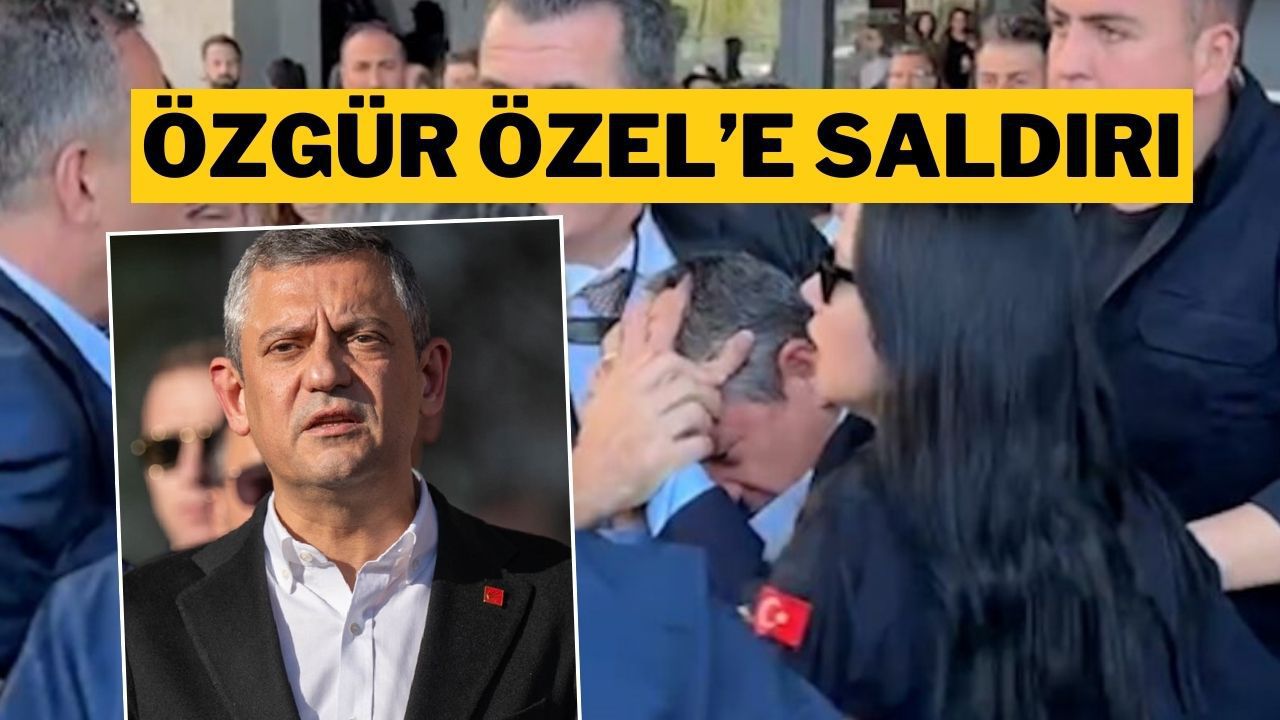 Özgür Özel’e AKM Çıkışı Kameralar Önünde Yumruklu Saldırı!