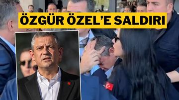 Özgür Özel’e AKM Çıkışı Kameralar Önünde Yumruklu Saldırı!