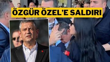 Özgür Özel’e AKM Çıkışı Kameralar Önünde Yumruklu Saldırı!