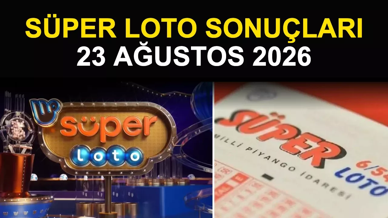 SÜPER LOTO SONUÇLARI 23 AĞUSTOS 2026 || Süper Loto Sonuçları Açıklandı mı, Kazandıran Numaralar Nasıl Sorgulanır?