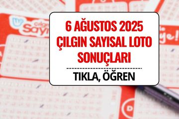 6 Ağustos Çılgın Sayısal Loto Sonuçları Açıklandı: Kazanan Numara ve Sorgulama Ekranı