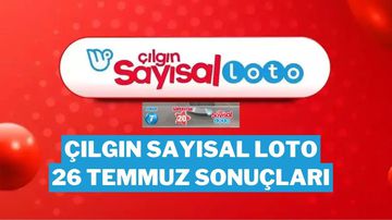 26 Temmuz Cumartesi Çılgın Sayısal Loto Sonuçları Açıklandı! Kazandıran Numaralar ve Sorgulama Ekranı