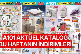 A101 Aktüel Katalog 25 Aralık 2025: Bu Hafta Hangi Ürünler İndirimde?
