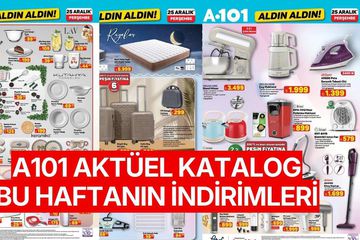 A101 Aktüel Katalog 25 Aralık 2025: Bu Hafta Hangi Ürünler İndirimde?