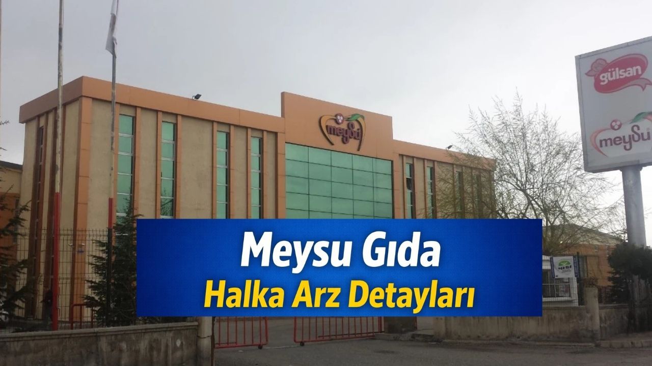 Meysu Gıda Halka Arz Talep Toplaması Başladı: MEYSU Kaç Lot Verir, Fiyat Ne Kadar?
