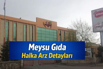Meysu Gıda Halka Arz Talep Toplaması Başladı: MEYSU Kaç Lot Verir, Fiyat Ne Kadar?