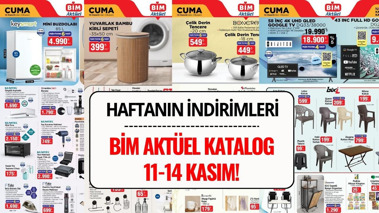 BİM 11-14 Kasım 2025 Aktüel Kataloğu: BİM'de Bu Hafta İndirimde Neler Var?