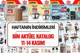 BİM 11-14 Kasım 2025 Aktüel Kataloğu: BİM'de Bu Hafta İndirimde Neler Var?