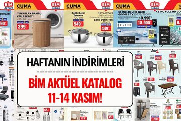 BİM 11-14 Kasım 2025 Aktüel Kataloğu: BİM'de Bu Hafta İndirimde Neler Var?