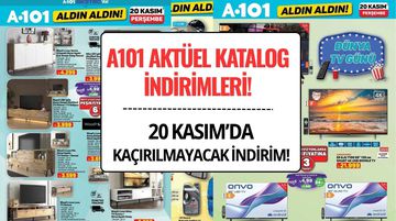 20 Kasım A101 Aktüel Kataloğu: Bu Hafta A101’de Satışa Çıkacak İndirimli Ürünler