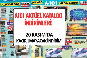 20 Kasım A101 Aktüel Kataloğu: Bu Hafta A101’de Satışa Çıkacak İndirimli Ürünler