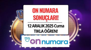 On Numara Sonuçları 12 Aralık 2025 | Bugünkü Çekiliş Açıklandı (Sorgulama Ekranı)
