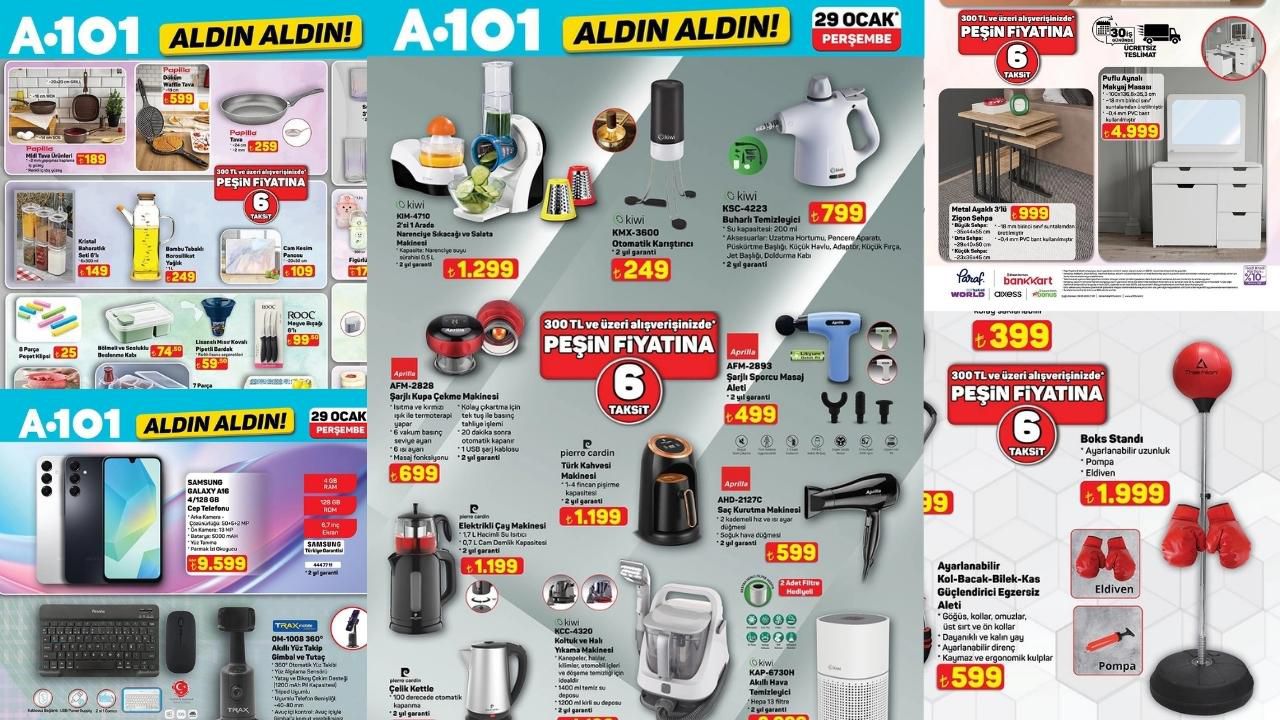 A101 Aktüel Katalog 29 Ocak 2026 | A101’de Bu Hafta Neler Var?