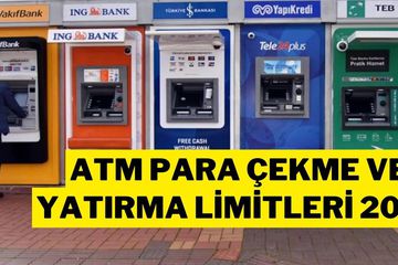 ATM’lerden En Fazla Ne Kadar Para Çekilir, Yatırılır? 2025 Güncel Limitler Listesi
