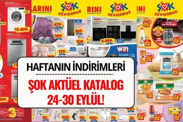 Şok Aktüel Ürünler 24-30 Eylül 2025 Kataloğu: Şok Market’te Bu Hafta İndirimde Neler Var?