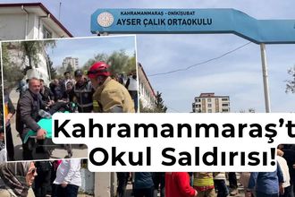 Kahramanmaraş Ayser Çalık Ortaokulu Silahlı Saldırı! Olay Yerinden İlk Görüntüler