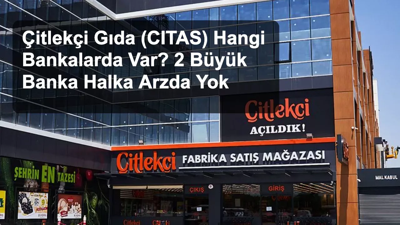 Çitlekçi Gıda (CITAS) Hangi Bankalarda Var? 2 Büyük Banka Halka Arzda Yok