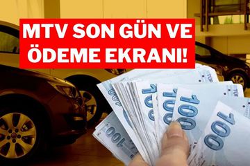 MTV Ödeme Son Gün Ne Zaman? 2025 Motorlu Taşıtlar Vergisi Nereden, Nasıl Ödenir?