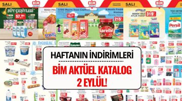 BİM 2 Eylül 2025 Aktüel Kataloğu: Bu Hafta Hangi Ürünler İndirimde?