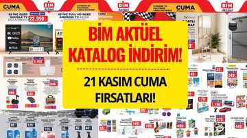 BİM 21 Kasım Aktüel Kataloğu Çıktı: Bu Cuma Kaçırılmayacak İndirimler