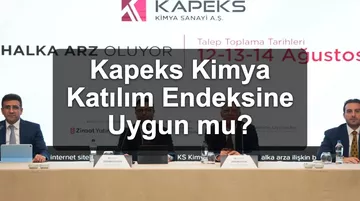 Kapeks Kimya Katılım Endeksine Uygun mu? KPEKS Caiz mi?