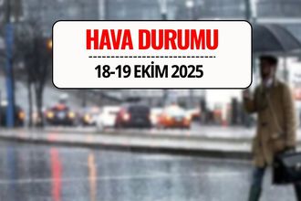Hafta Sonu Hava Nasıl Olacak? 18-19 Ekim Sağanak Yağış Uyarısı