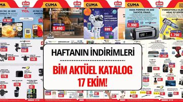 17 Ekim BİM Aktüel Ürünler Kataloğu: Bu Cuma BİM'de Neler Var?