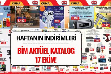 17 Ekim BİM Aktüel Ürünler Kataloğu: Bu Cuma BİM'de Neler Var?