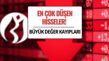 Borsada Geçen Hafta En Çok Düşen Hisseler (29 Aralık– 2 Ocak)