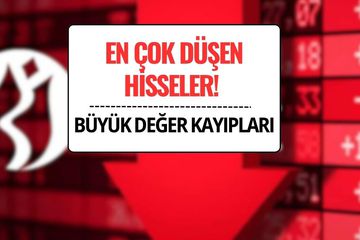 Borsada Son 1 Yılda En Çok Düşen Hisseler
