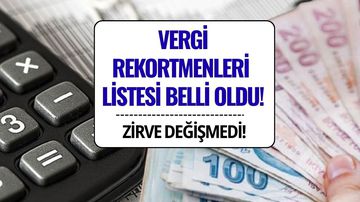 Türkiye'nin Vergi Rekortmenleri Listesi Açıklandı: Zirve Yine Değişmedi