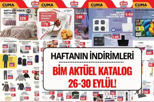 BİM 26-30 Eylül 2025 Aktüel Ürünler Kataloğu: Bu Hafta Hangi Ürünler İndirimde?