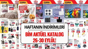 BİM 26-30 Eylül 2025 Aktüel Ürünler Kataloğu: Bu Hafta Hangi Ürünler İndirimde?