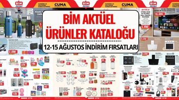 BİM 12-15 Ağustos 2025 Aktüel Katalog: Bu Hafta Hangi Ürünler İndirimde?