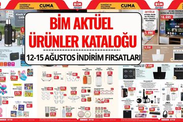 BİM 12-15 Ağustos 2025 Aktüel Katalog: Bu Hafta Hangi Ürünler İndirimde?
