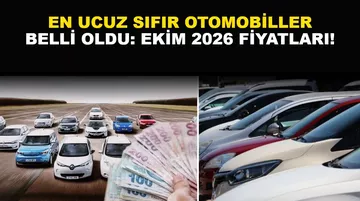 Türkiye'de En Ucuz Sıfır Otomobiller Belli Oldu: Fiyatlar 1 Milyon 460 Bin TL'den Başlıyor