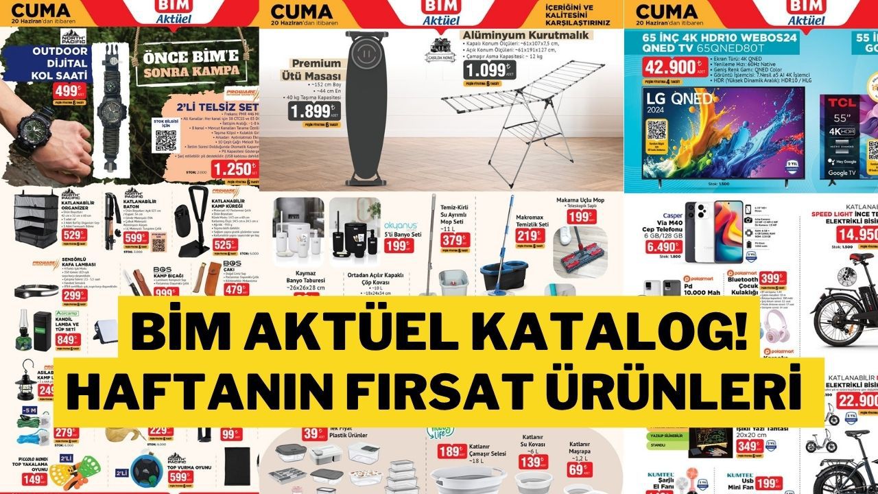 BİM 20-24 Haziran 2025 Aktüel Kataloğu Yayınlandı: Bu Hafta Hangi Ürünler İndirimde?