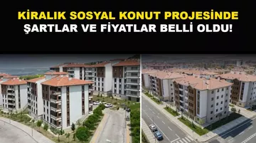 Kiralık Sosyal Konut Projesinde Şartlar ve Fiyatlar Belli Oldu